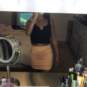 Orange skirt